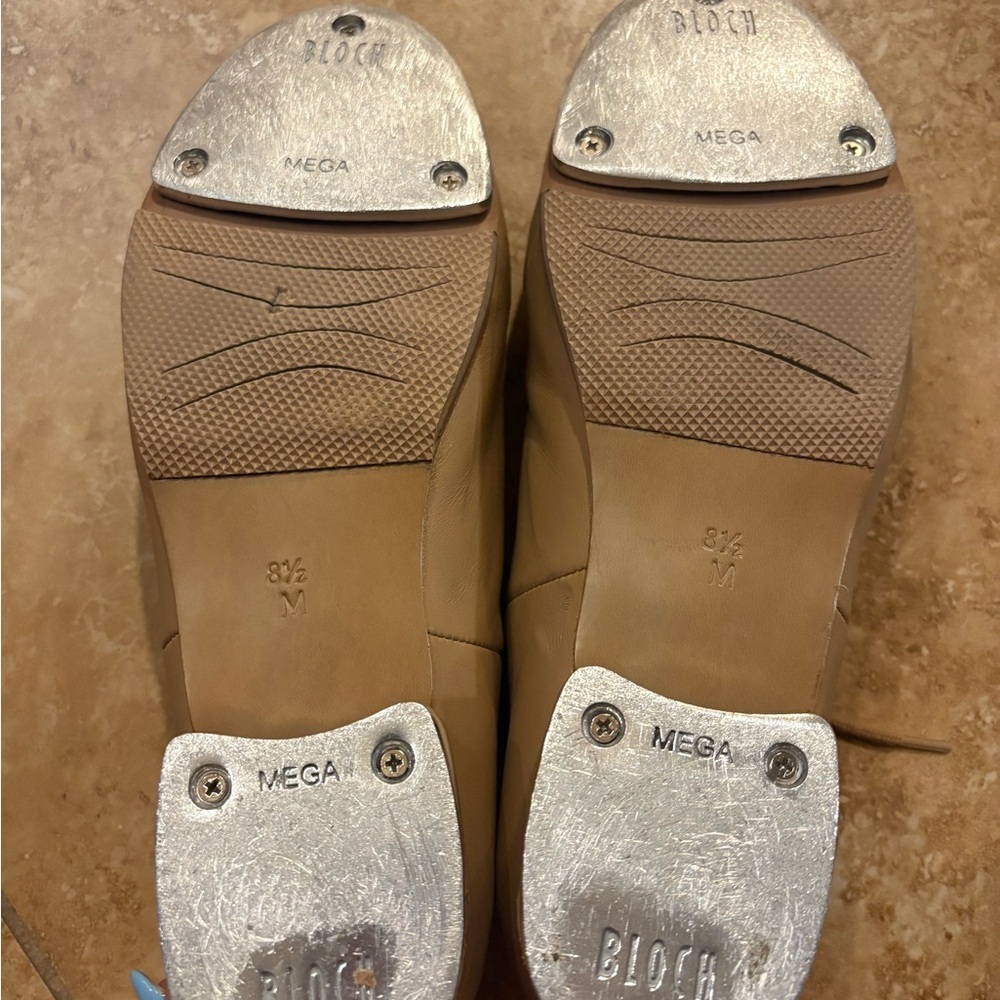 Bloch Tan Leather Tap Shoes - Picture 2 of 4